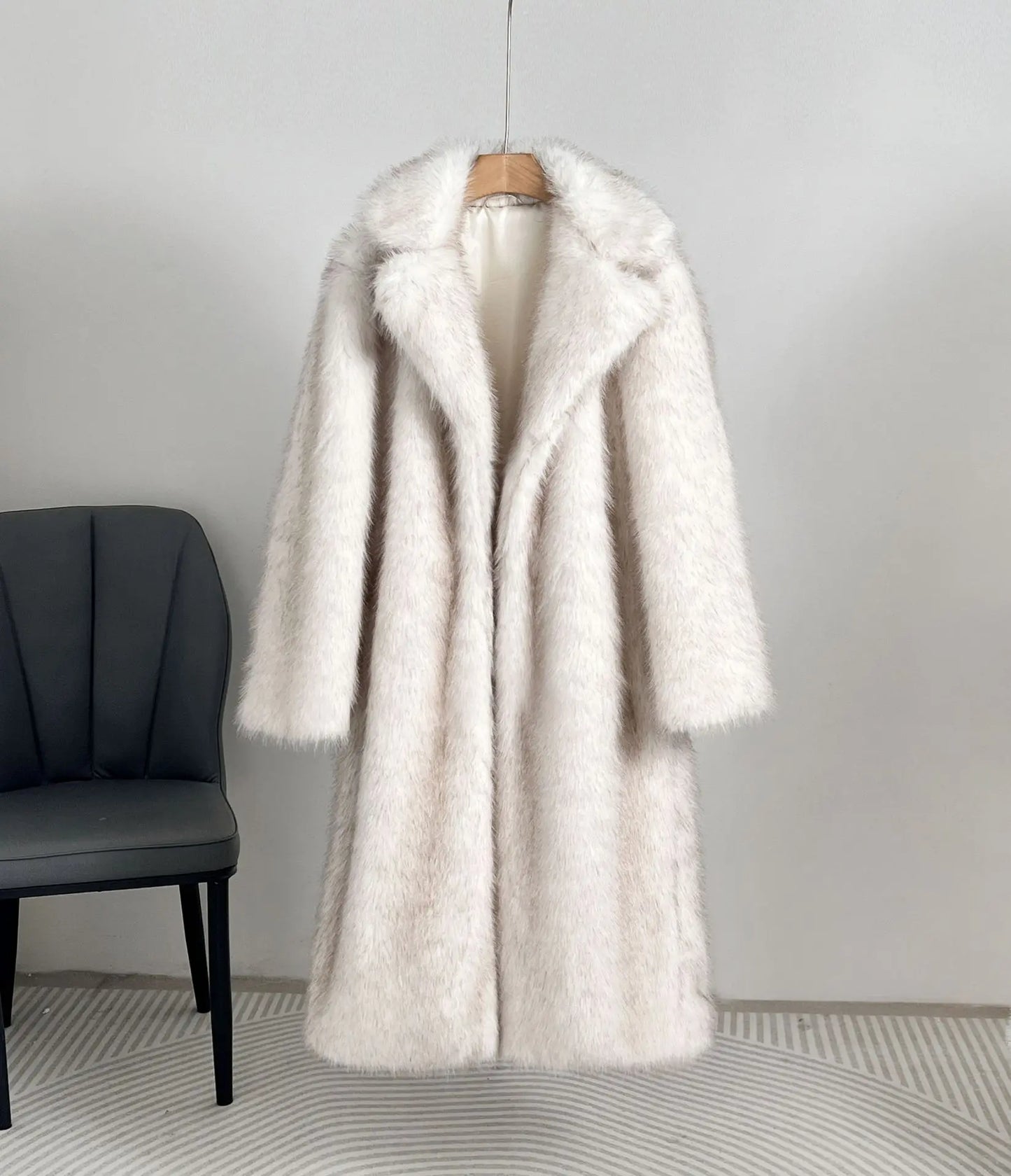 Luna Vintage Faux Fur Overcoat