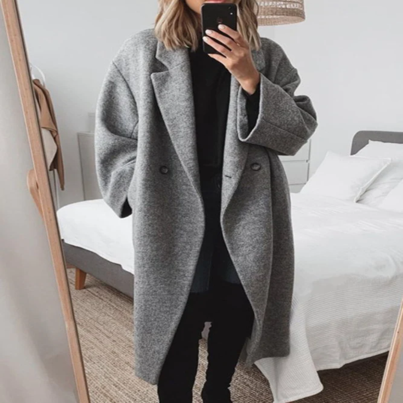 Valerya Classic Wool Overcoat