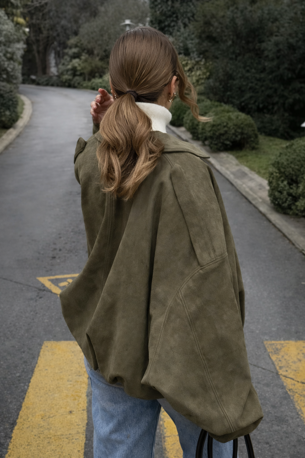 Valerya Vintage Oversize Bomber