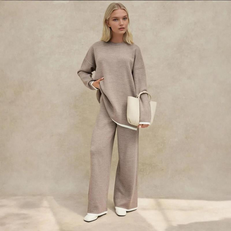 Women's 2-Piece Set Sweater Pullover & Bottoms