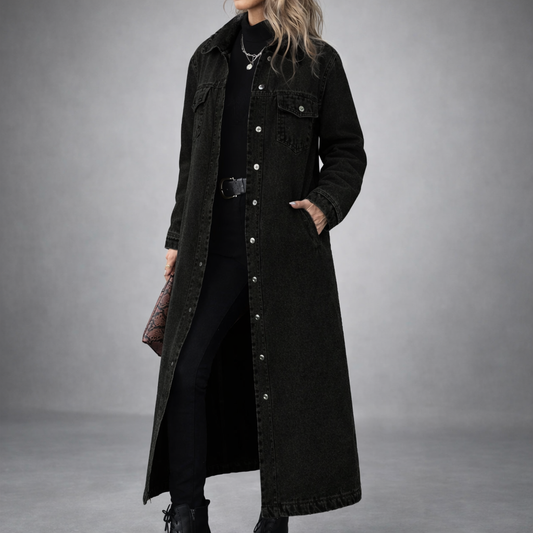 Camden Long Denim Coat