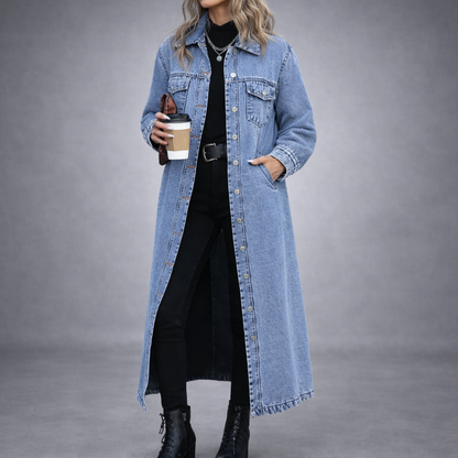 Camden Long Denim Coat