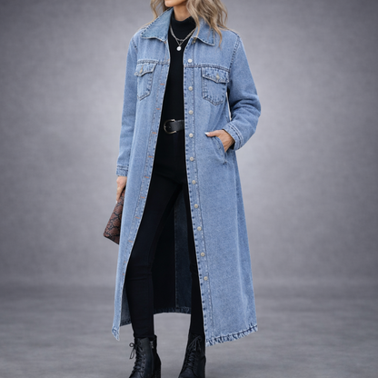 Camden Long Denim Coat