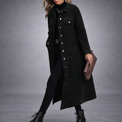 Camden Long Denim Coat