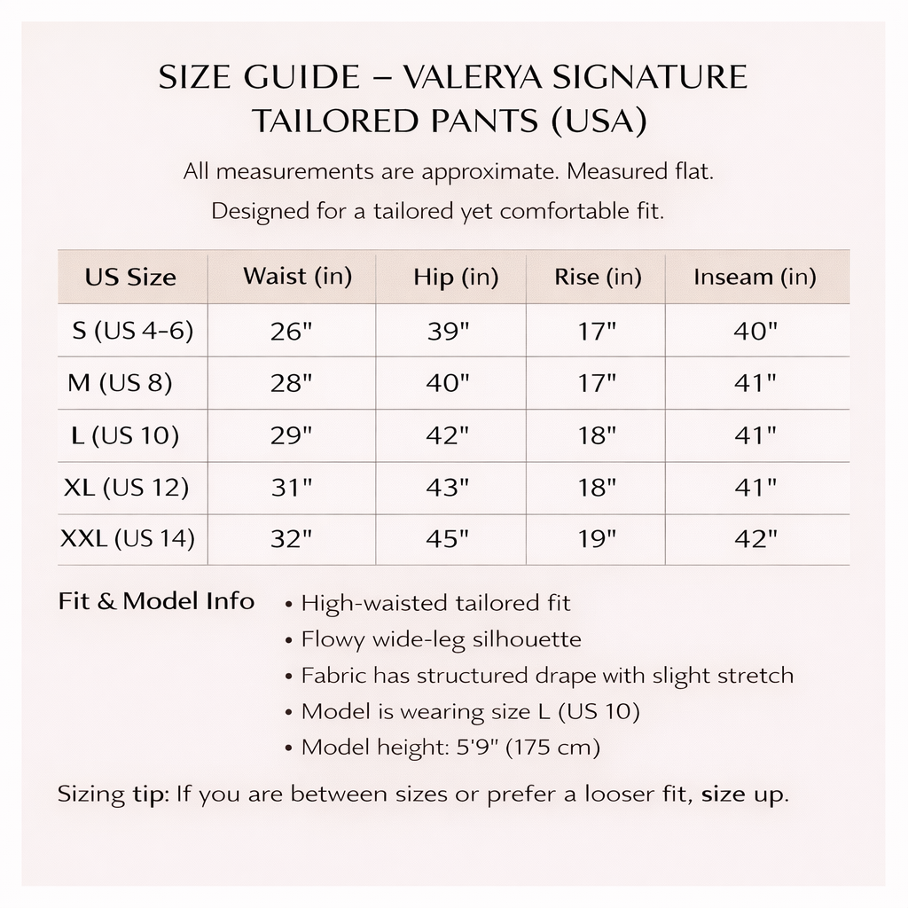 Valerya Signature Tailored Pants