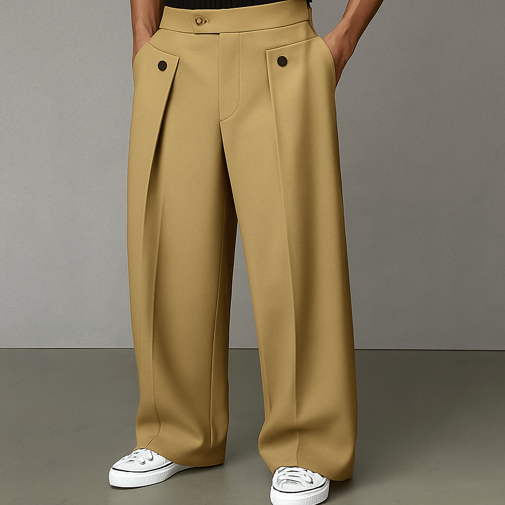 Rya Tailored Wide-Leg Trousers
