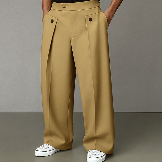 Rya Tailored Wide-Leg Trousers