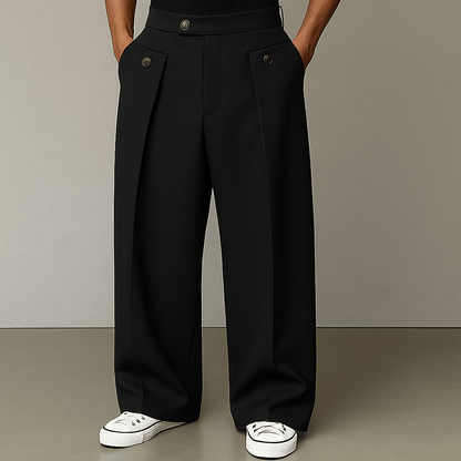 Tailored Wide-Leg Trousers