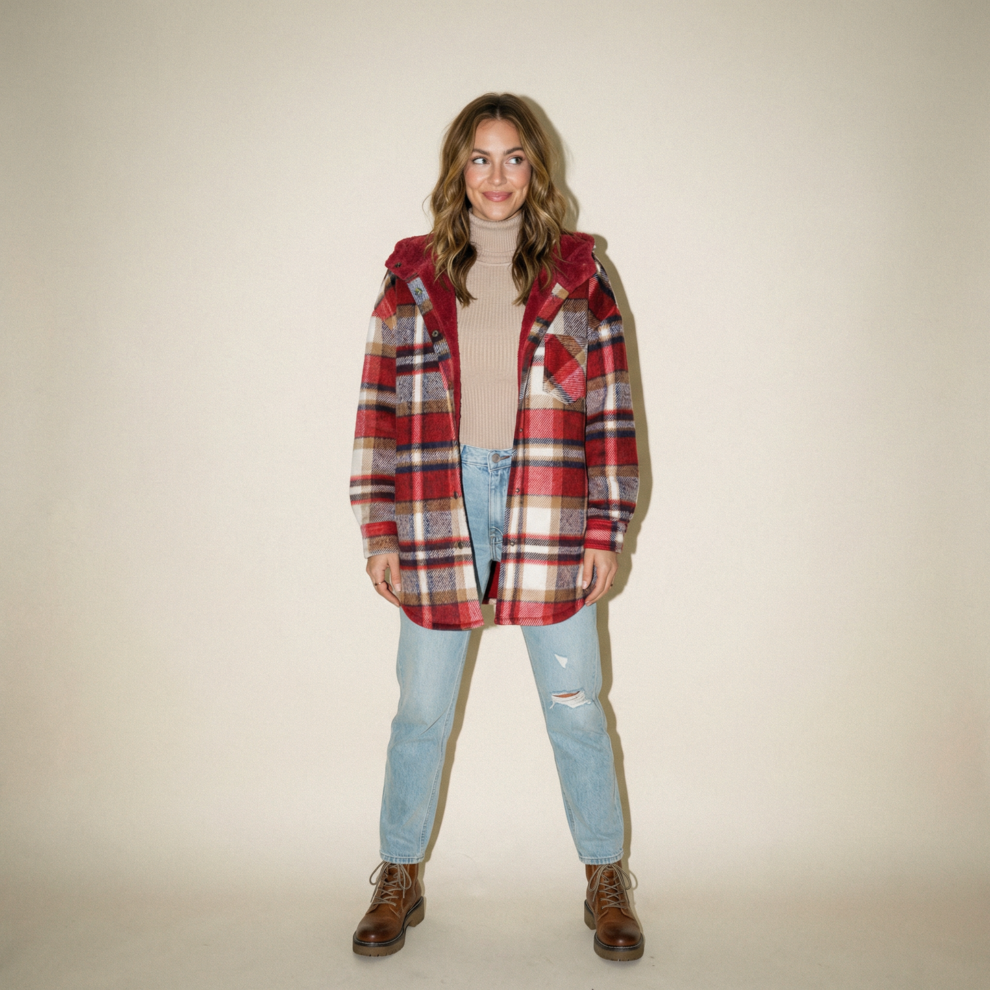 Claire Camden Plaid Overshirt