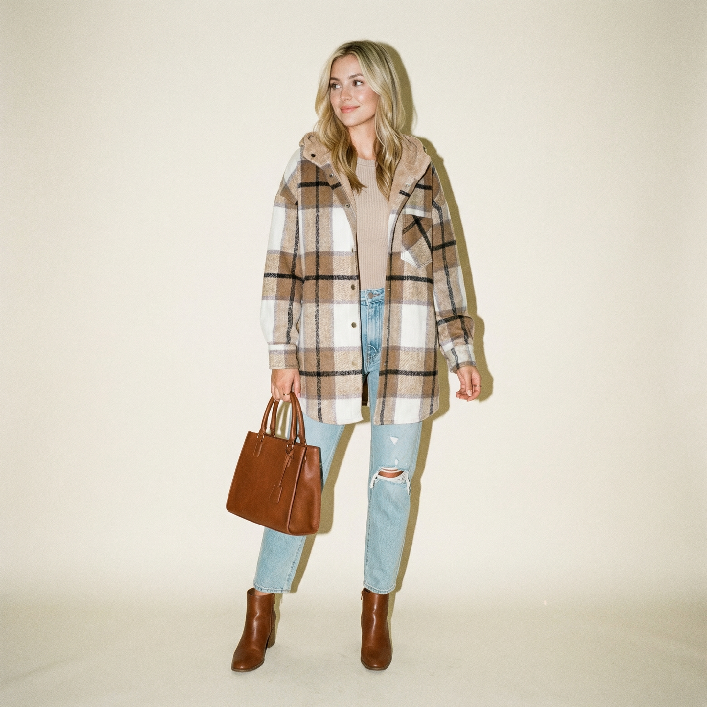 Claire Camden Plaid Overshirt