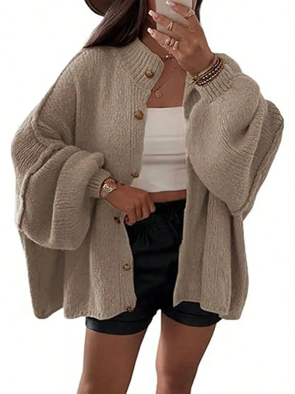 Knitted Lazy Style Oversized Long Sleeve Casual