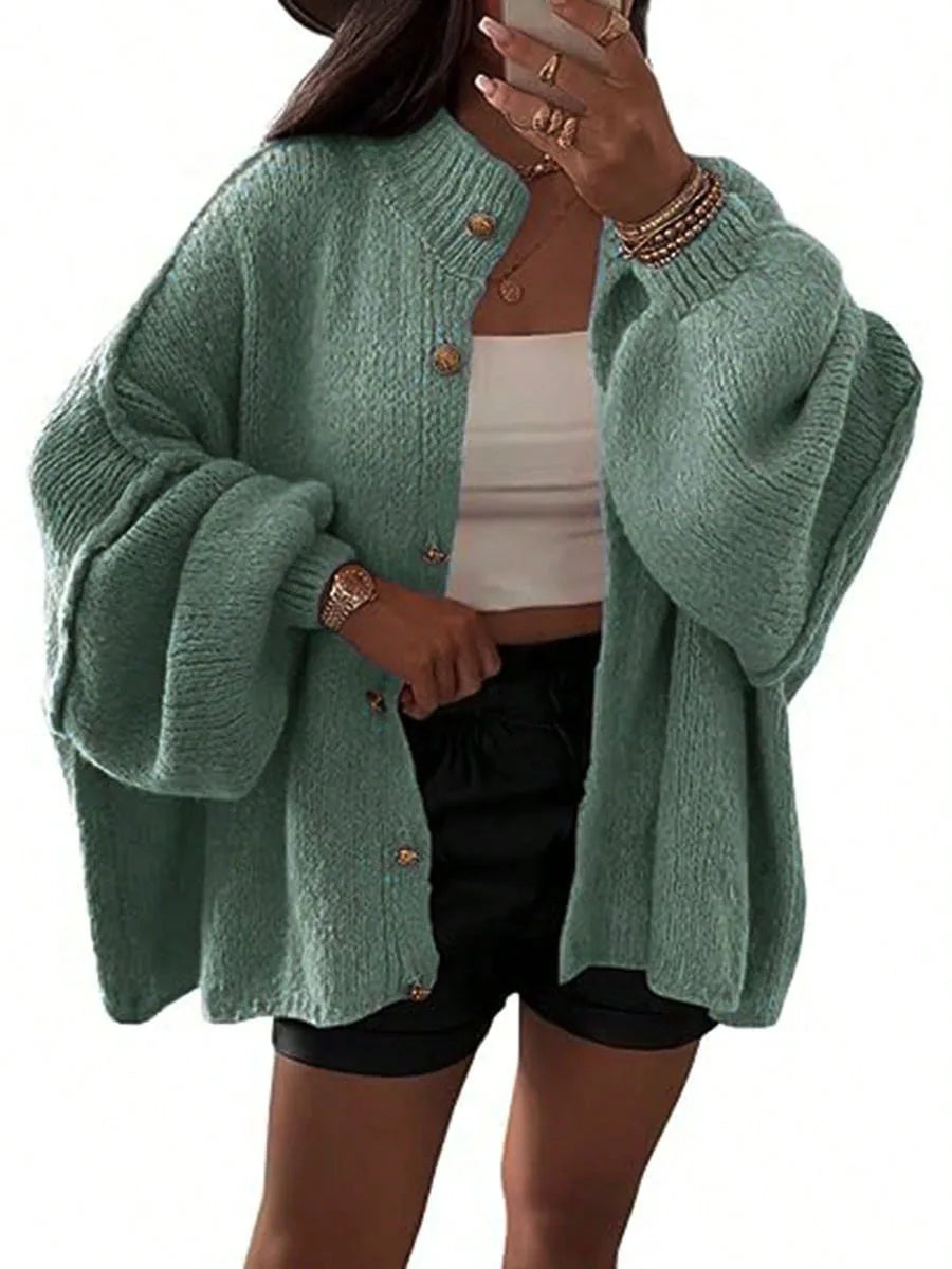 Knitted Lazy Style Oversized Long Sleeve Casual