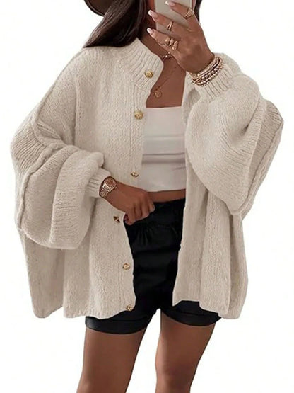 Knitted Lazy Style Oversized Long Sleeve Casual