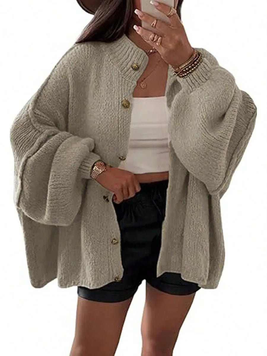 Knitted Lazy Style Oversized Long Sleeve Casual