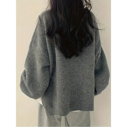 Deeptown Gray Vintage Sweaters Black