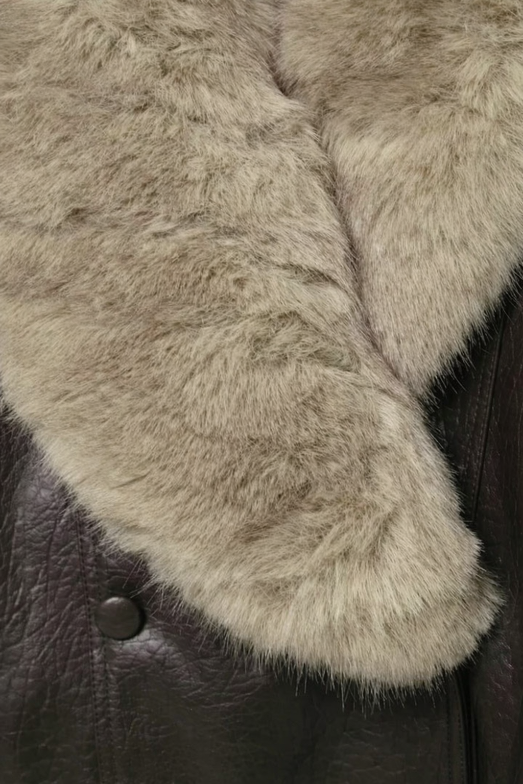 Valerya Loose Faux Leather Jacket Fashion