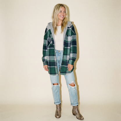 Claire Camden Plaid Overshirt