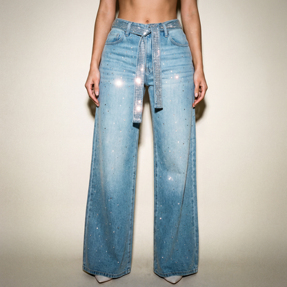 Y2K London Shiny Jeans