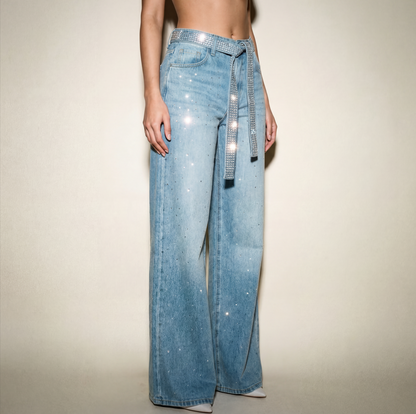 Y2K London Shiny Jeans