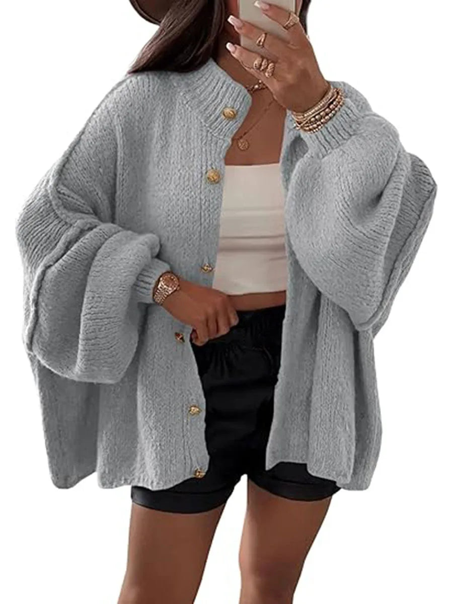 Knitted Lazy Style Oversized Long Sleeve Casual