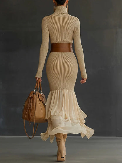 Valerya Signature Turtleneck Dress