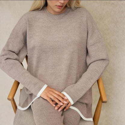 Women's 2-Piece Set Sweater Pullover & Bottoms