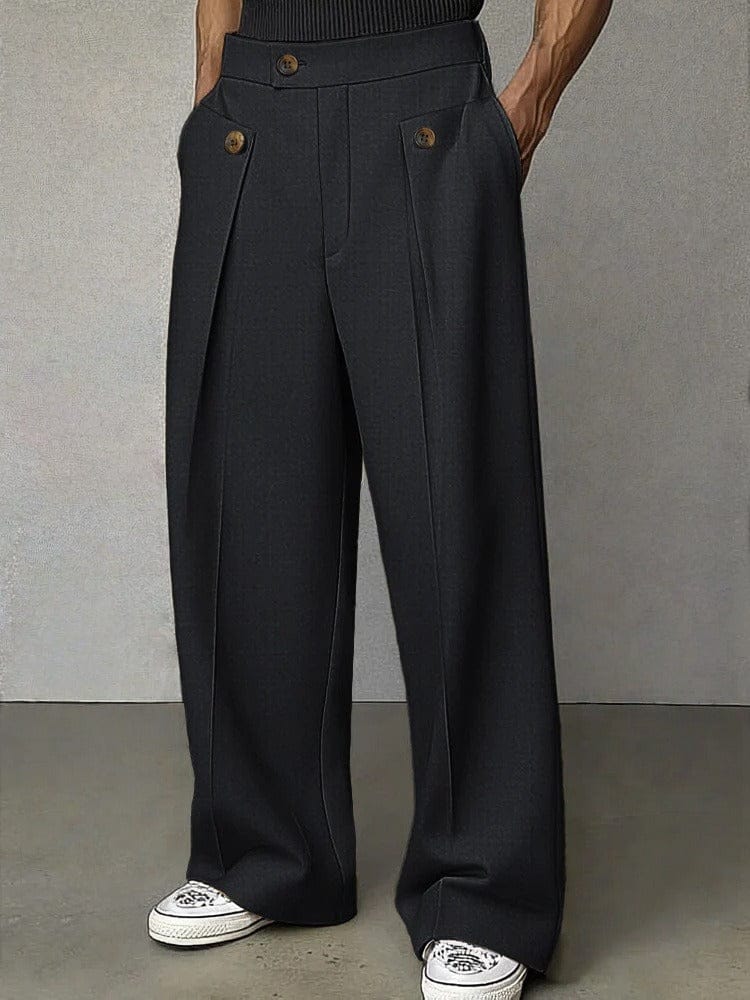 Rya Tailored Wide-Leg Trousers
