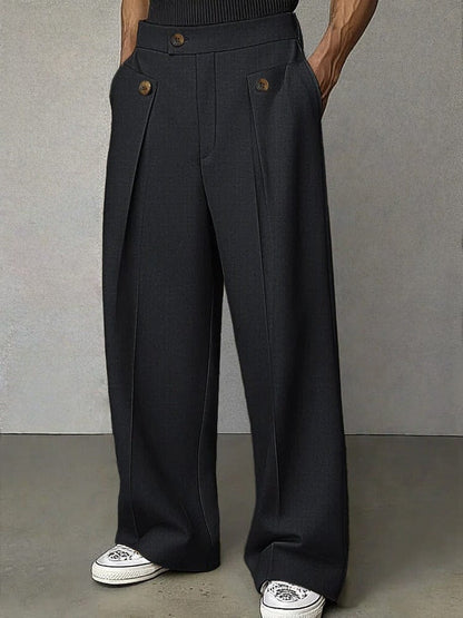 Rya Tailored Wide-Leg Trousers
