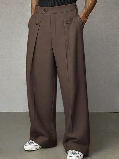 Tailored Wide-Leg Trousers