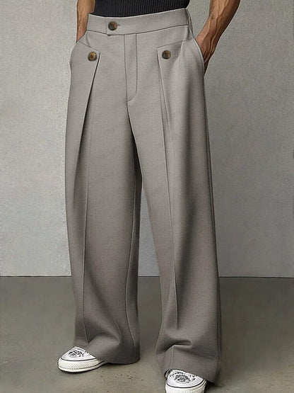 Tailored Wide-Leg Trousers