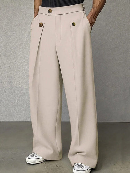 Tailored Wide-Leg Trousers